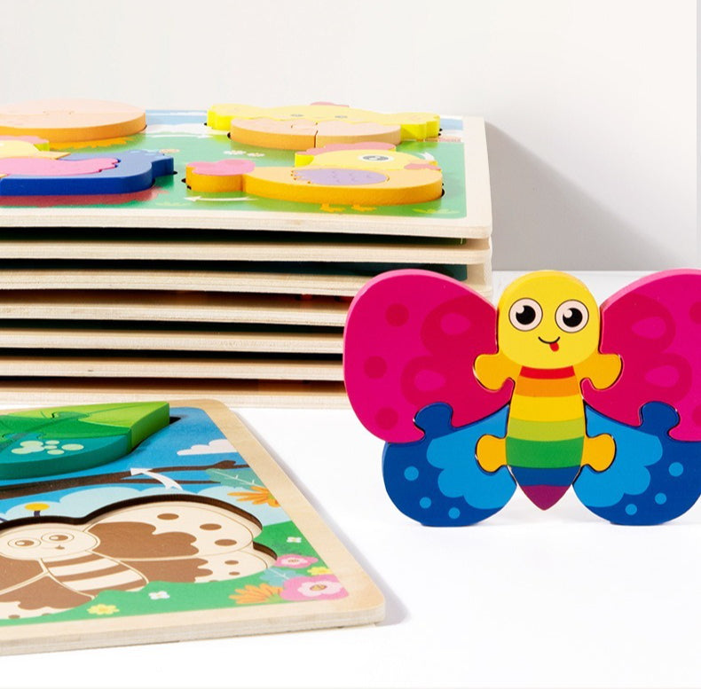 Growth Cycle Wooden Puzzles for Kids