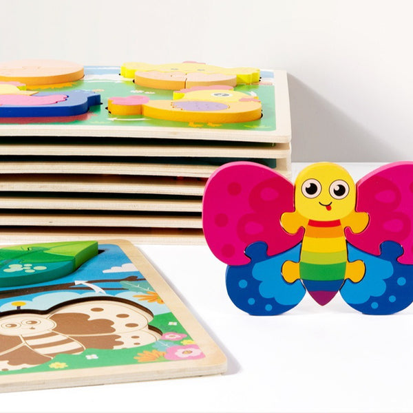 Growth Cycle Wooden Puzzles for Kids