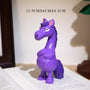 Hand-Carved Painted Wooden Horse Figurine FantastiKurios