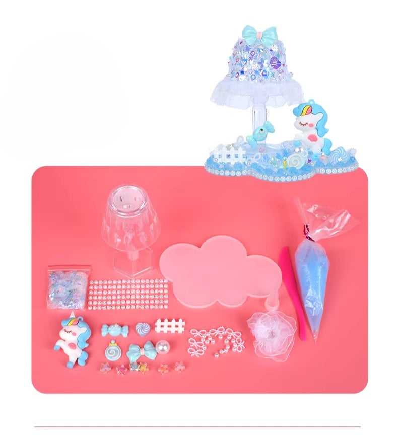 DIY Cream Glue Crystal Lamp Kit