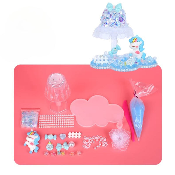 DIY Cream Glue Crystal Lamp Kit