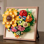 3D Floral Building Block Picture Frame