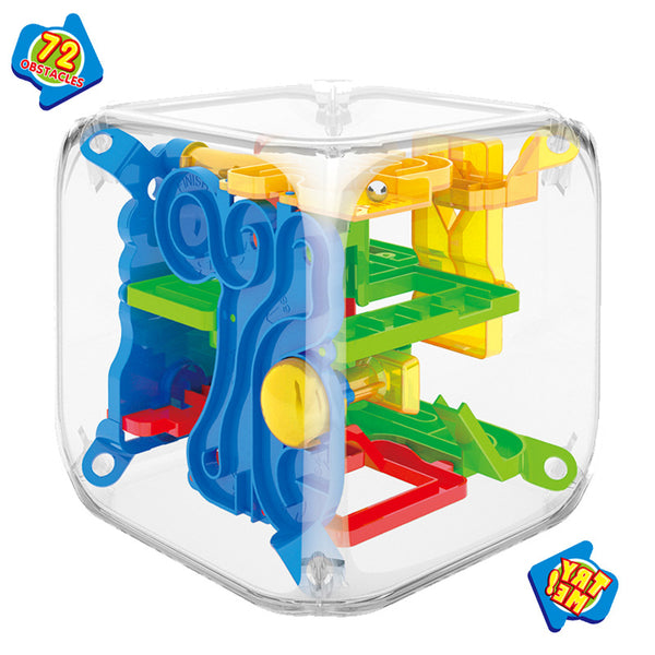 The Maze Cube: 3D Gravity Maze & Hand-Eye Coordination Puzzle