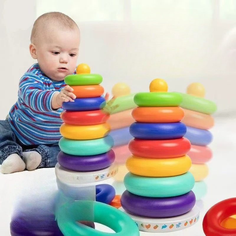 Rainbow Stacking Roly-Poly Toy