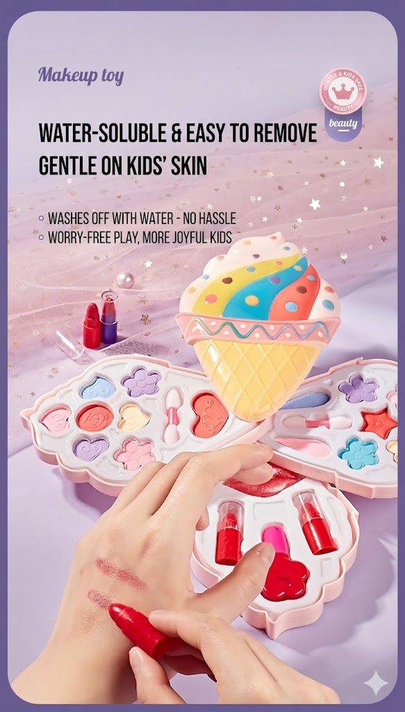 Kids Fold-Out Washable Makeup Case