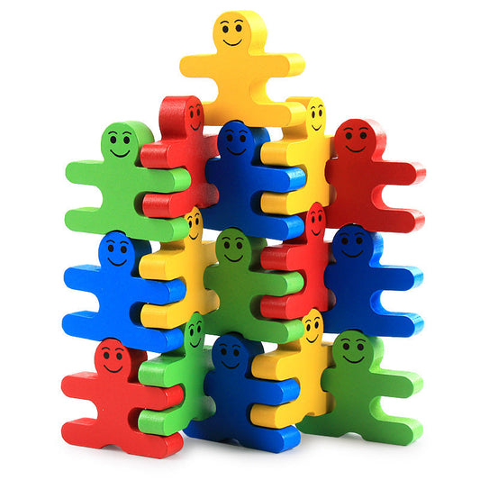 🤸 The Wobbly People Stacking & Balancing Blocks Fantastik Curios