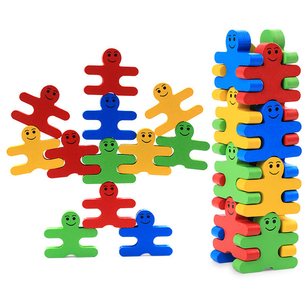 🤸 The Wobbly People Stacking & Balancing Blocks