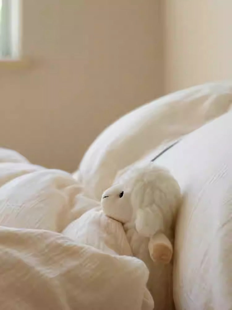 Little Lamb Weighted Plush Figurine