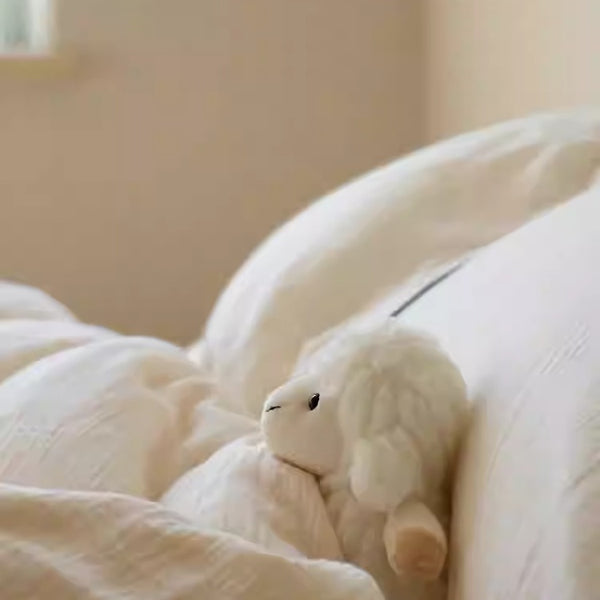 Little Lamb Weighted Plush Figurine