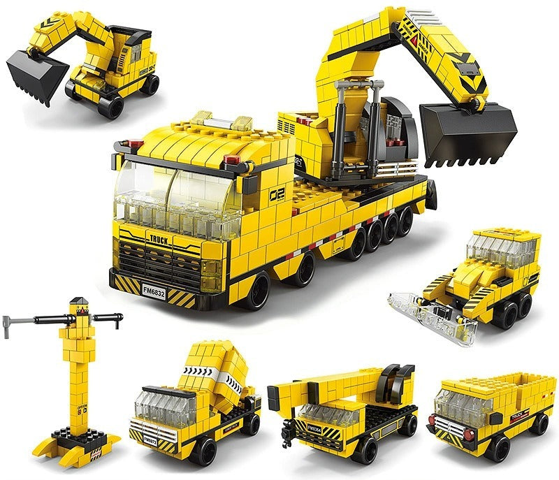 Build & Rebuild 6-in-1 Themed Building Blocks