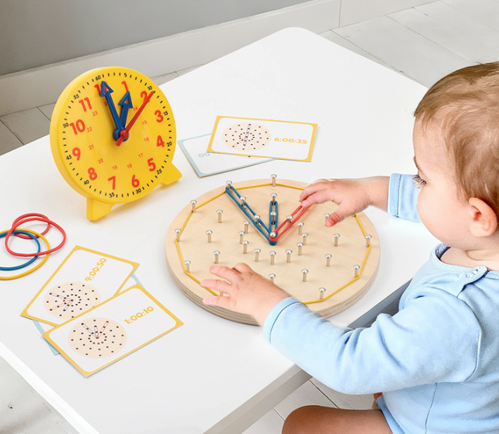 Geoboard Clock Learning Set