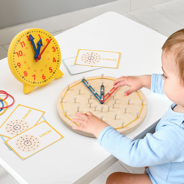 Geoboard Clock Learning Set
