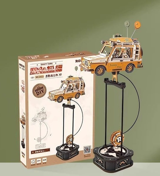 Kinetic Balancing Building Block Ornament