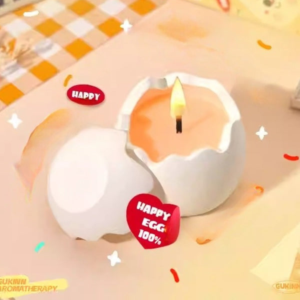 Eggshell Scented Candle