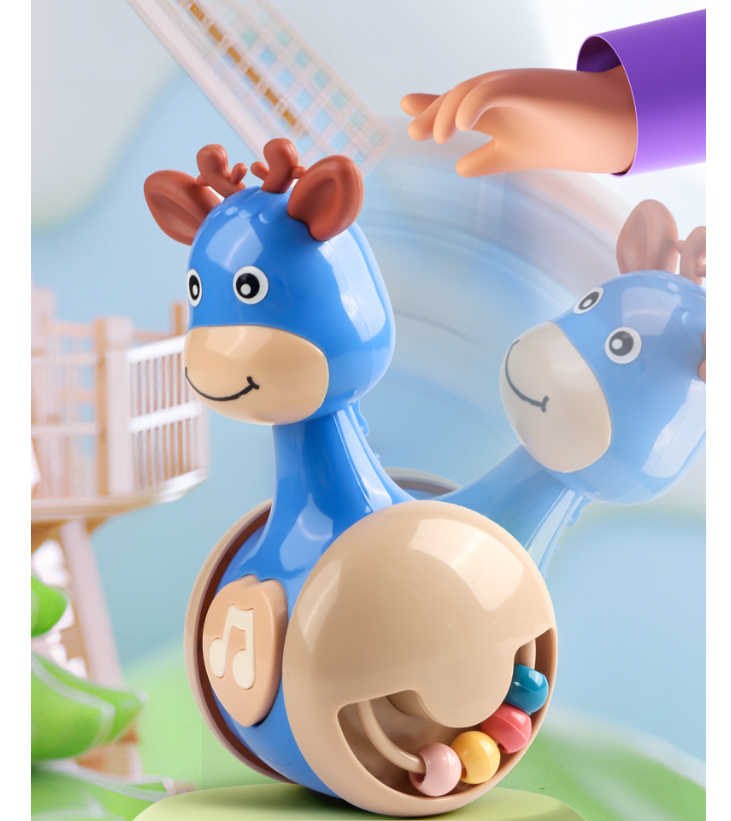 Deer Push & Go Tumbler Toy