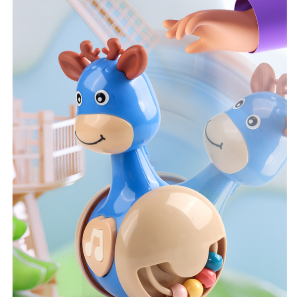Deer Push & Go Tumbler Toy