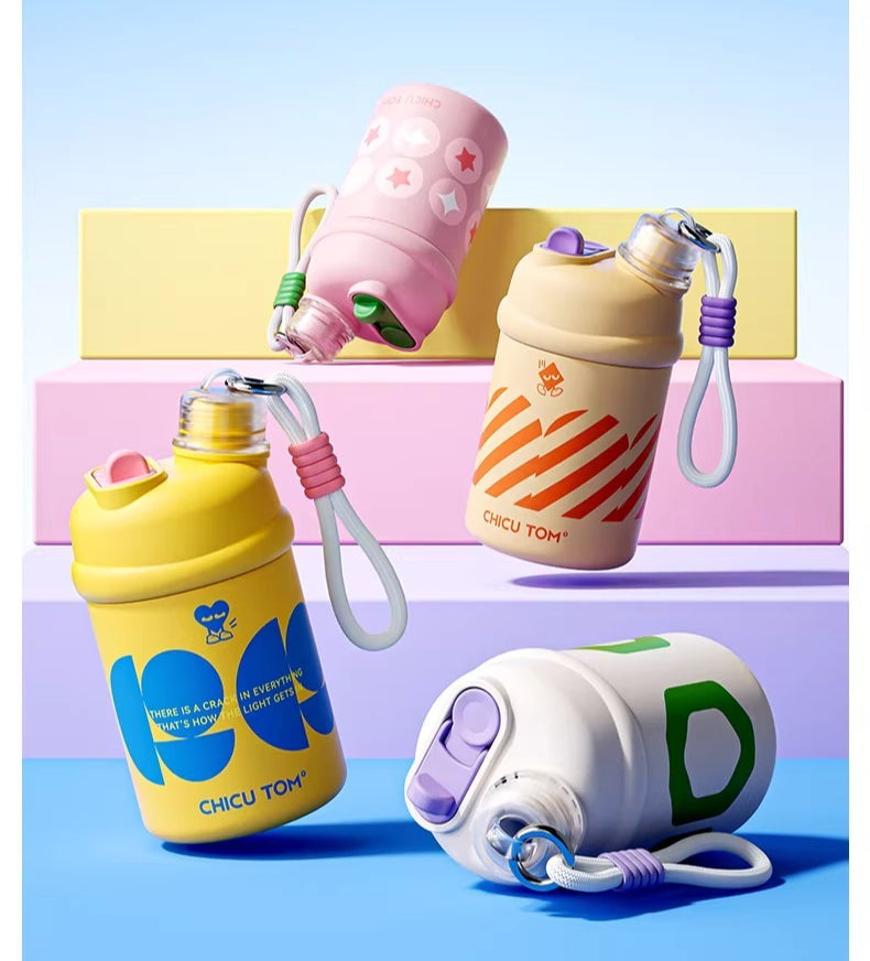 Dual-Sip Insulated Travel Tumbler