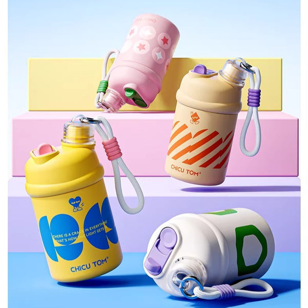 Dual-Sip Insulated Travel Tumbler