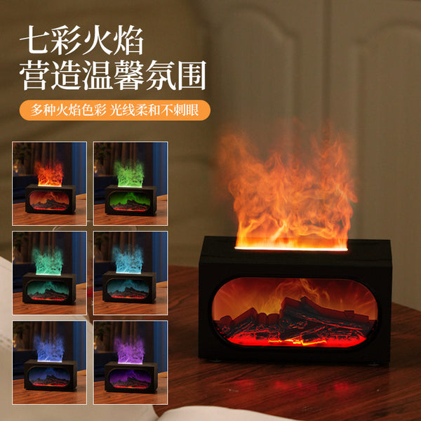 Miniature Fireplace Flame Humidifier