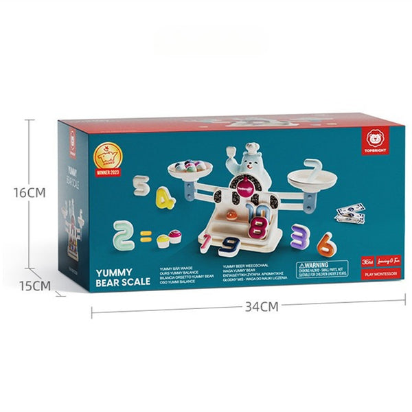 Yummy Bear Bakery: 2-in-1 Balance Scale & Math Playset