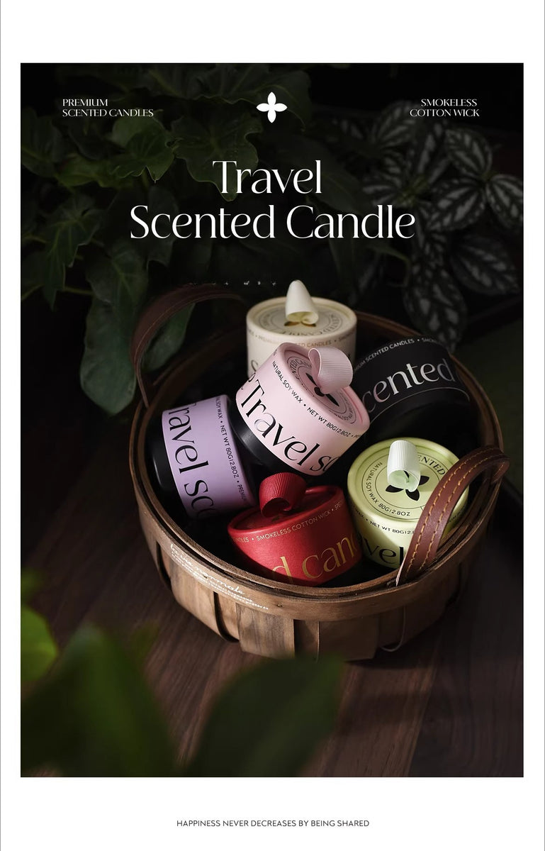 Portable Scented Tin Candle