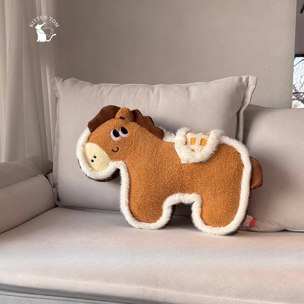 Little Fortune Horse Plush Cushion