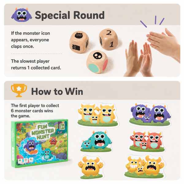 Fun Monster Hunt Card Game