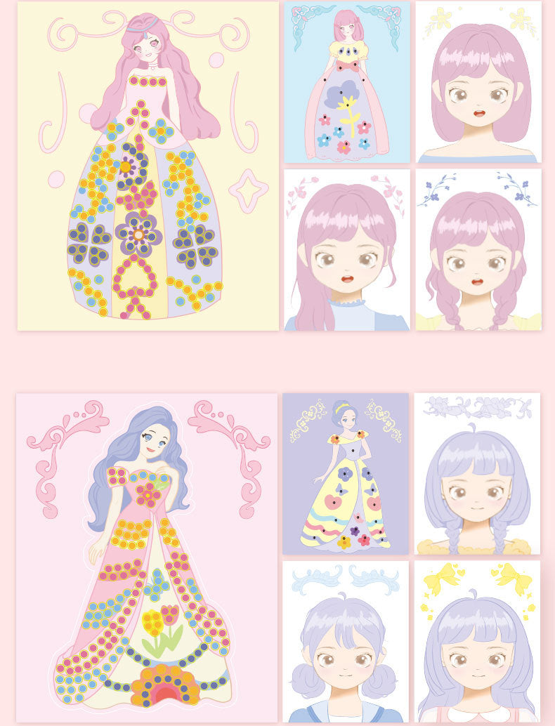 The Ultimate Princess Craft Handbag: 4-in-1 Travel Art Kit