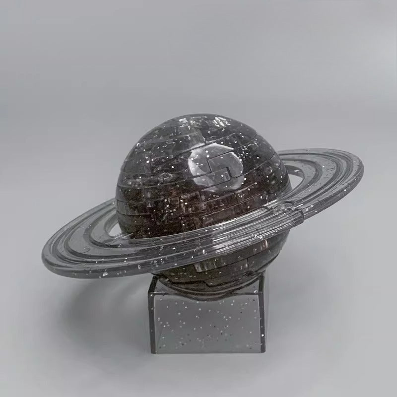 3D Crystal Planet Puzzle Model