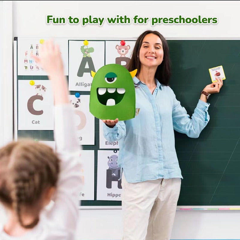 Felt Monster Learning Game: Letters, Shapes & Words