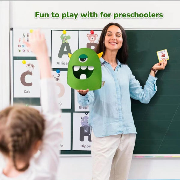 Felt Monster Learning Game: Letters, Shapes & Words