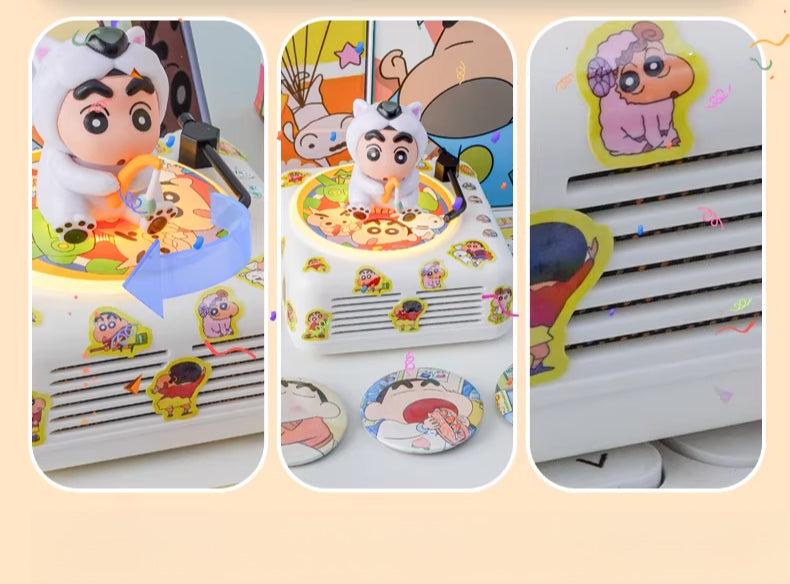 Crayon Shin-chan Retro Record Player Bluetooth Speaker