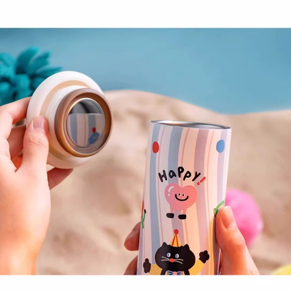 Mushroom Cap Insulated Mini Water Bottle