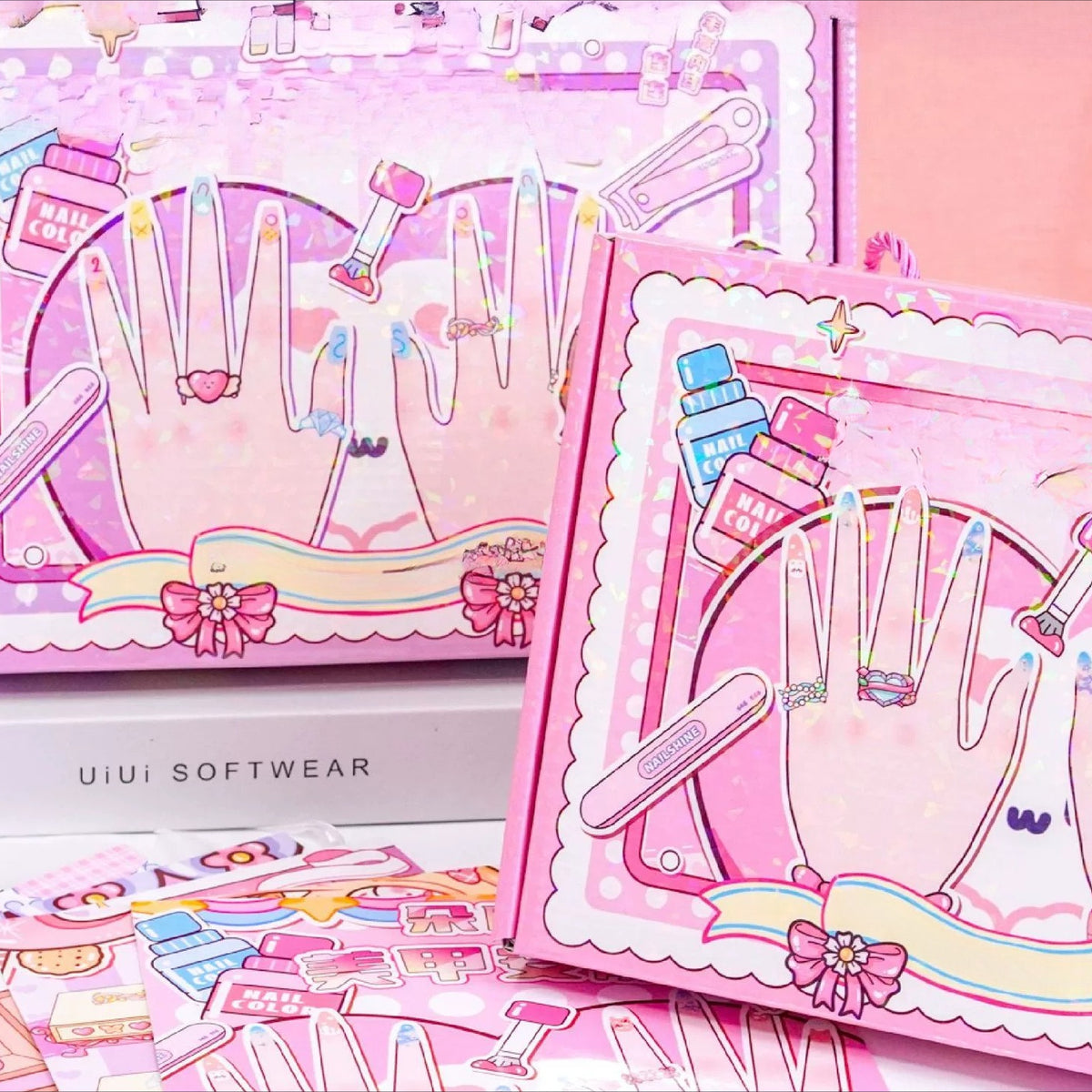 Handmade Nail Art Quiet Book Craft Kit