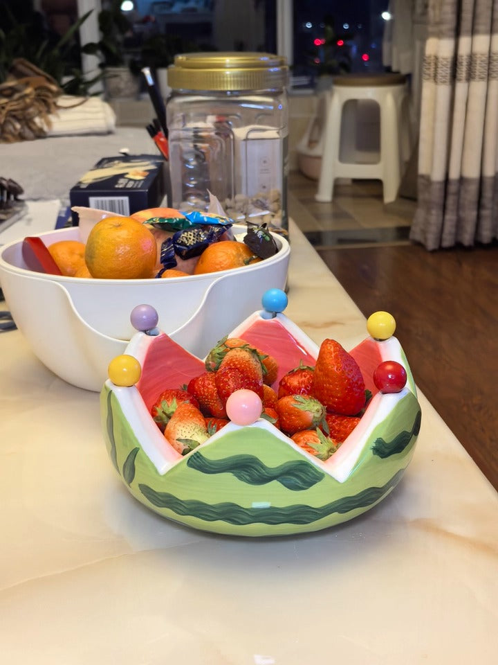Watermelon Ceramic Fruit Fork Set