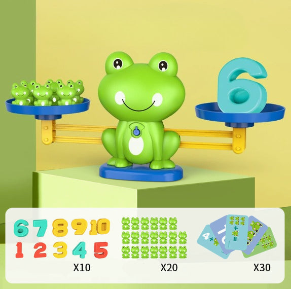 Frog Balance Scale Math Learning Set for Kids