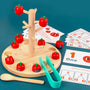 Wooden Apple Tree Counting & Fine Motor Skills Set