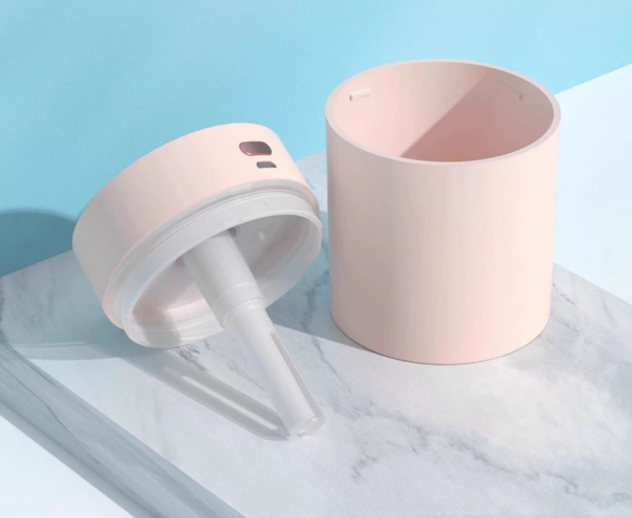 Compact Desktop Humidifier with Gradient Night Light