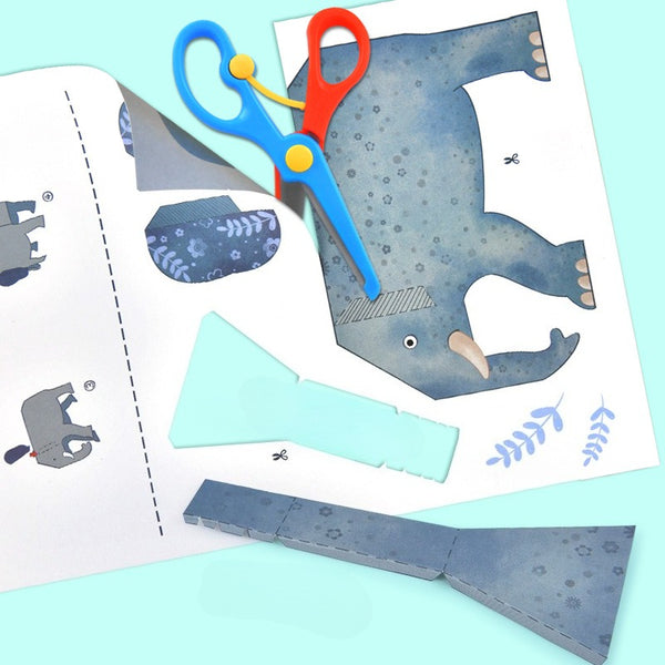 3D Paper Animal Craft Kit – Cut, Fold & Create