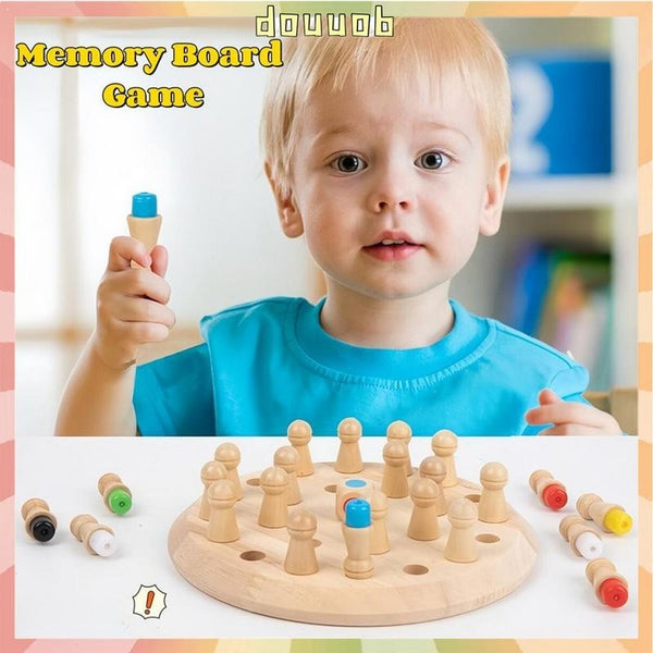 Wooden Color Memory Game