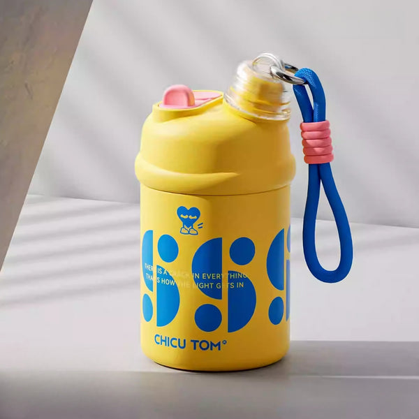 Dual-Sip Insulated Travel Tumbler