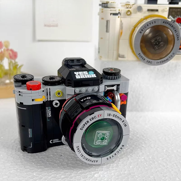 DIY Retro Camera Building Block Ornament