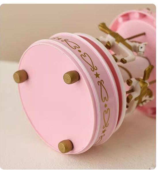 Classic Rotating Carousel Music Box