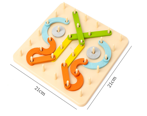 36-Peg Creative Shape and Structure Building Set