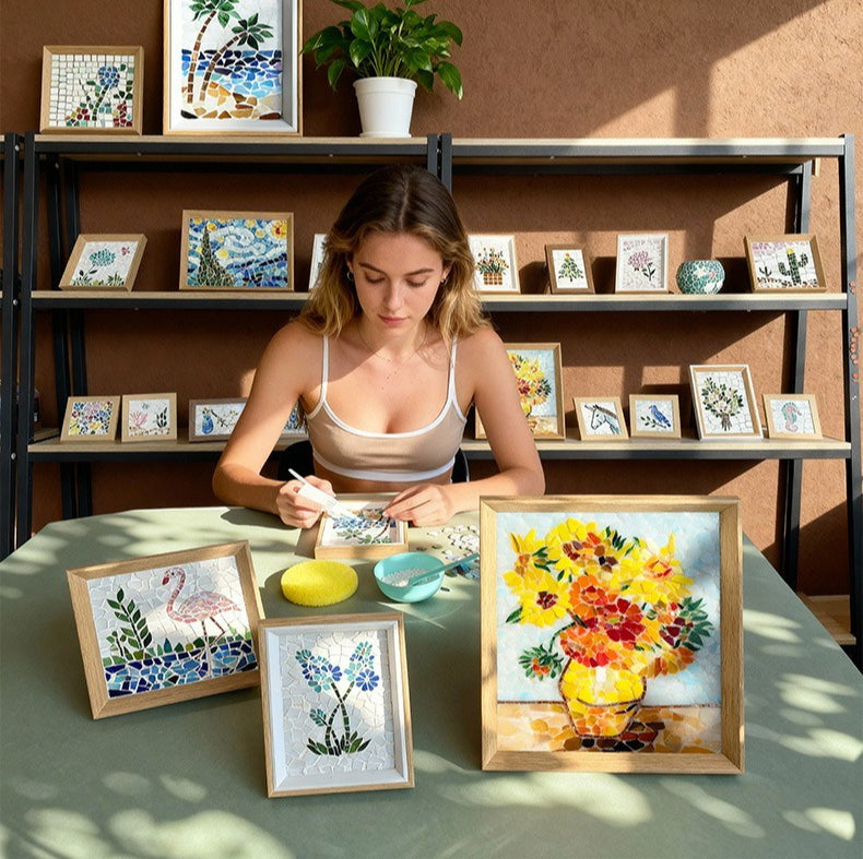 Mosaic Art Frame DIY Kit