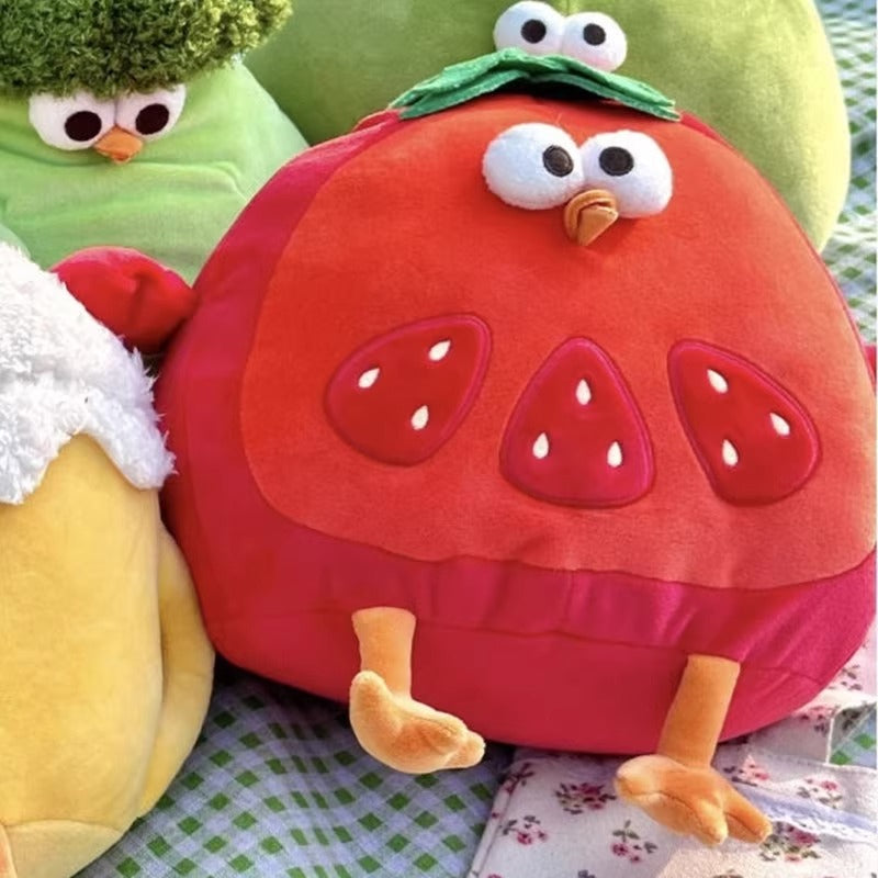 Round Chick Plush Pillow Collection