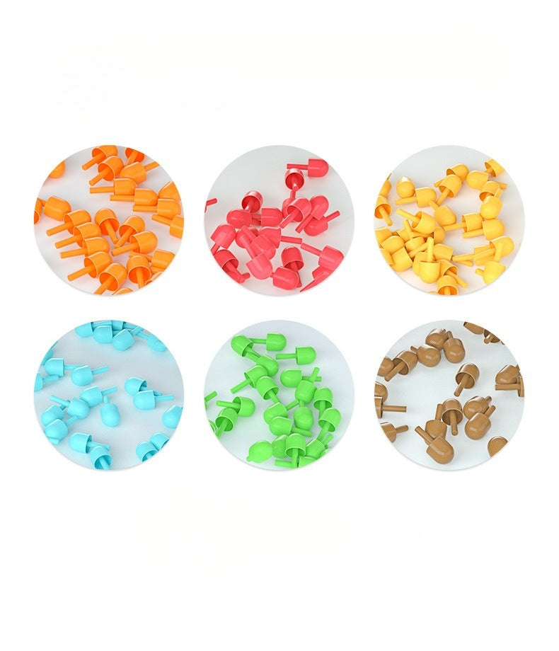 Creative Wooden Mosaic Pegboard & Puzzle Kit