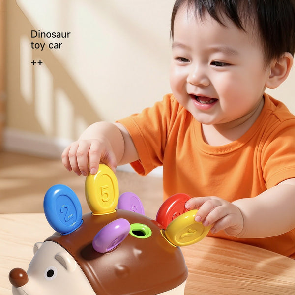 Fine Motor Hedgehog Peg Toy