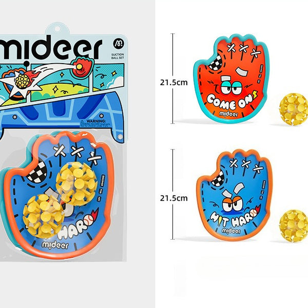 Palm Catch & Toss Suction Ball Set – Interactive Outdoor & Indoor Play