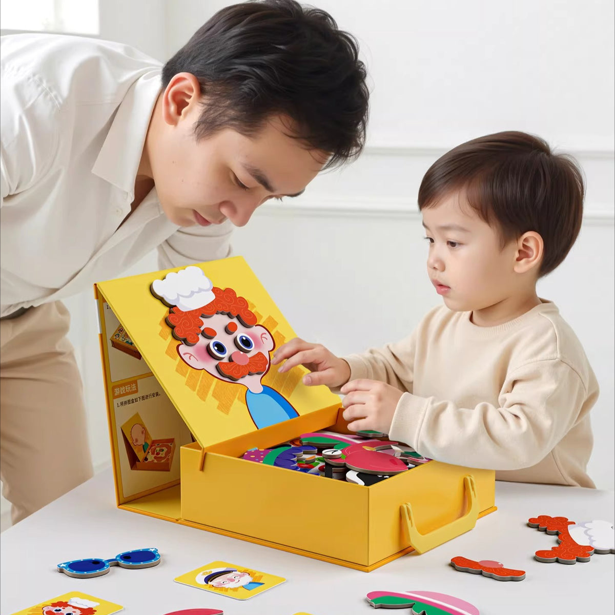 Magnetic Face Puzzle Play Set